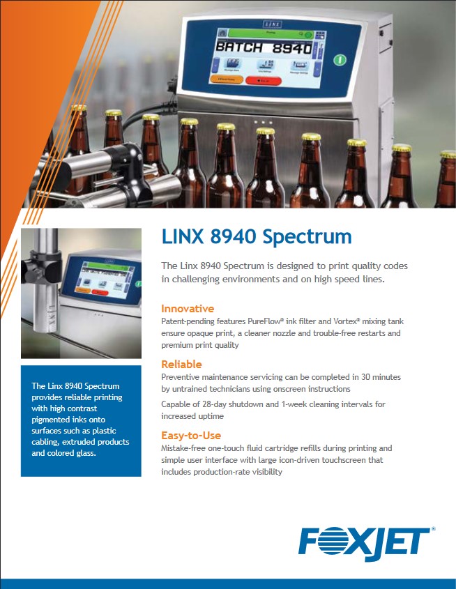 Linx 8940 Spectrum Brochure